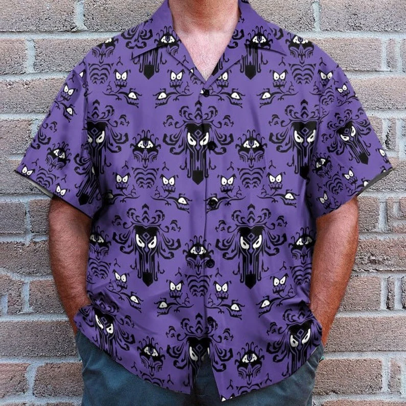 3D Haunted Mansion Hawaiian Shirt - Perfect Gift For Friends, Family - Image 3