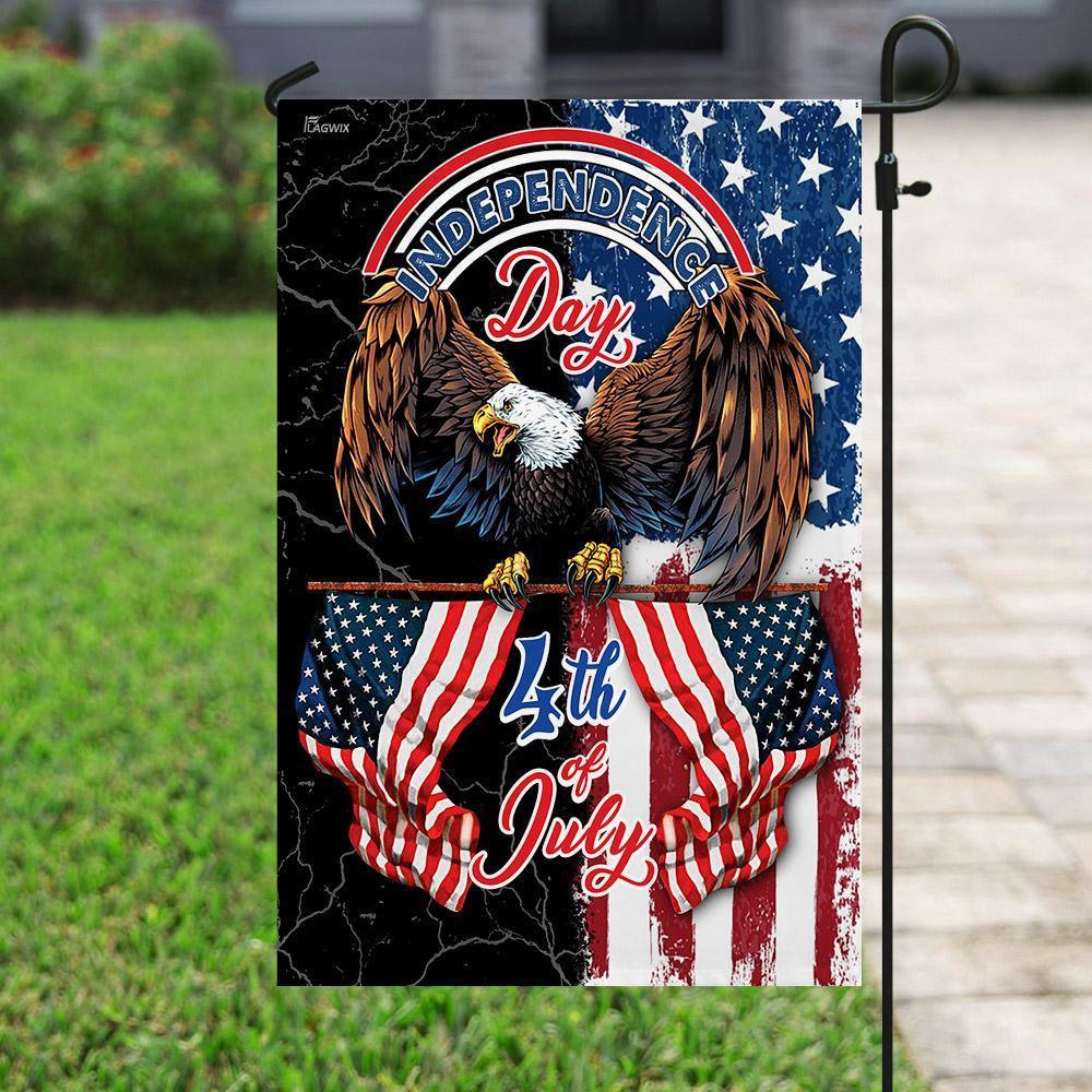 Independence Day Flag, Fourth Of July Flag, Happy 4th Of July Flag, American Eagle Independence Day 4Th Of July Customize Design,  House Flag Double Sided, Home Design Outdoor Porch- AMHF00122T - Image 6
