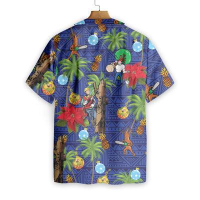 Arborist Hawaiian Shirt, Arborist Tropical Palm Tree Aloha Shirt For Men - Gift For Arborist, Husband, Boyfriend, Family, Friends - Image 3