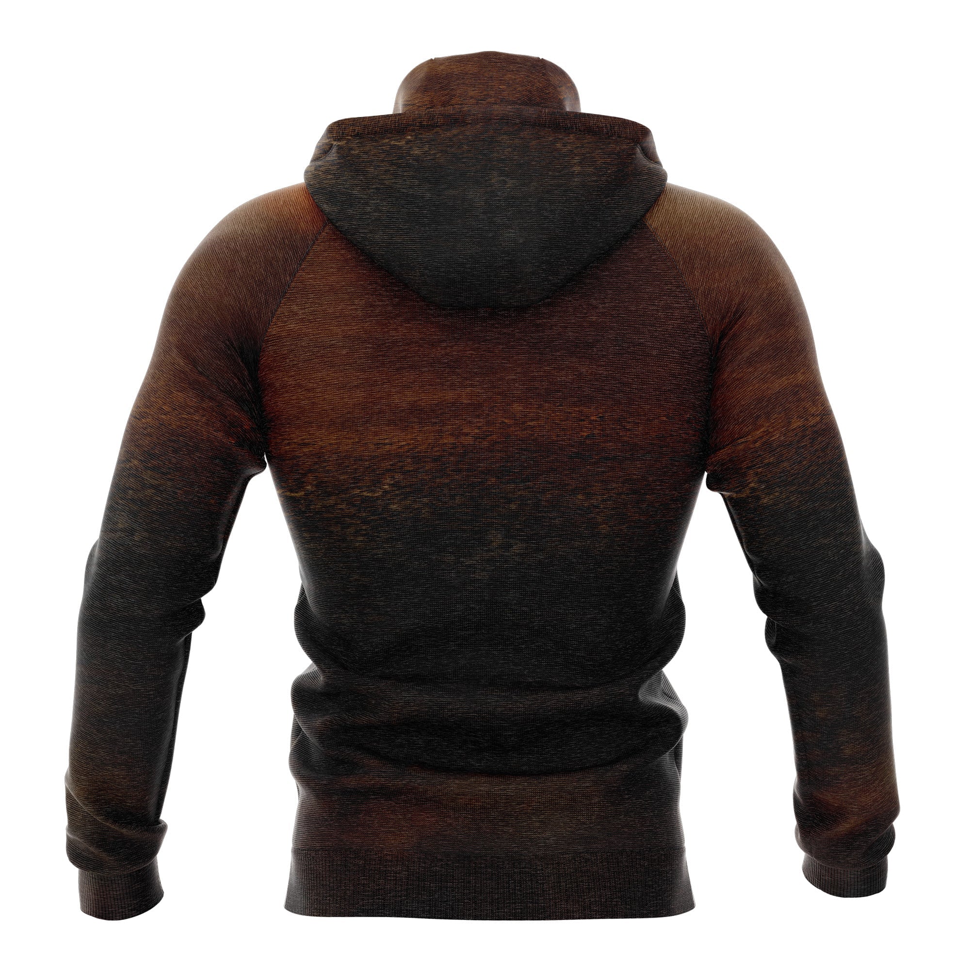 Awesome German Shepherd Reflection Premium Brown Hoodie, Perfect Outfit For Men And Women On Christmas New Year Autumn Winter - Image 3
