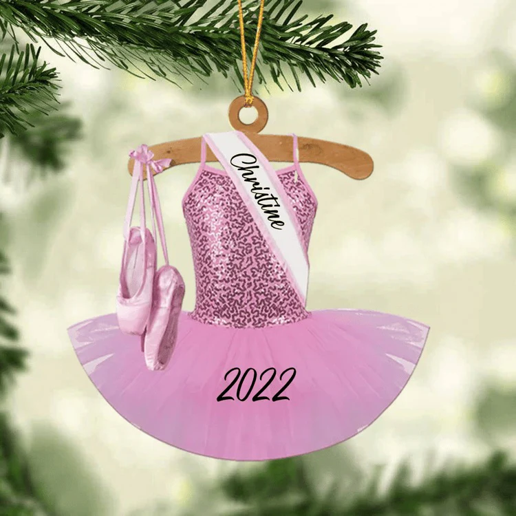 Ballet Dance Dress Christmas Ornament - Great Gift Idea For Ballet Lovers - Image 11