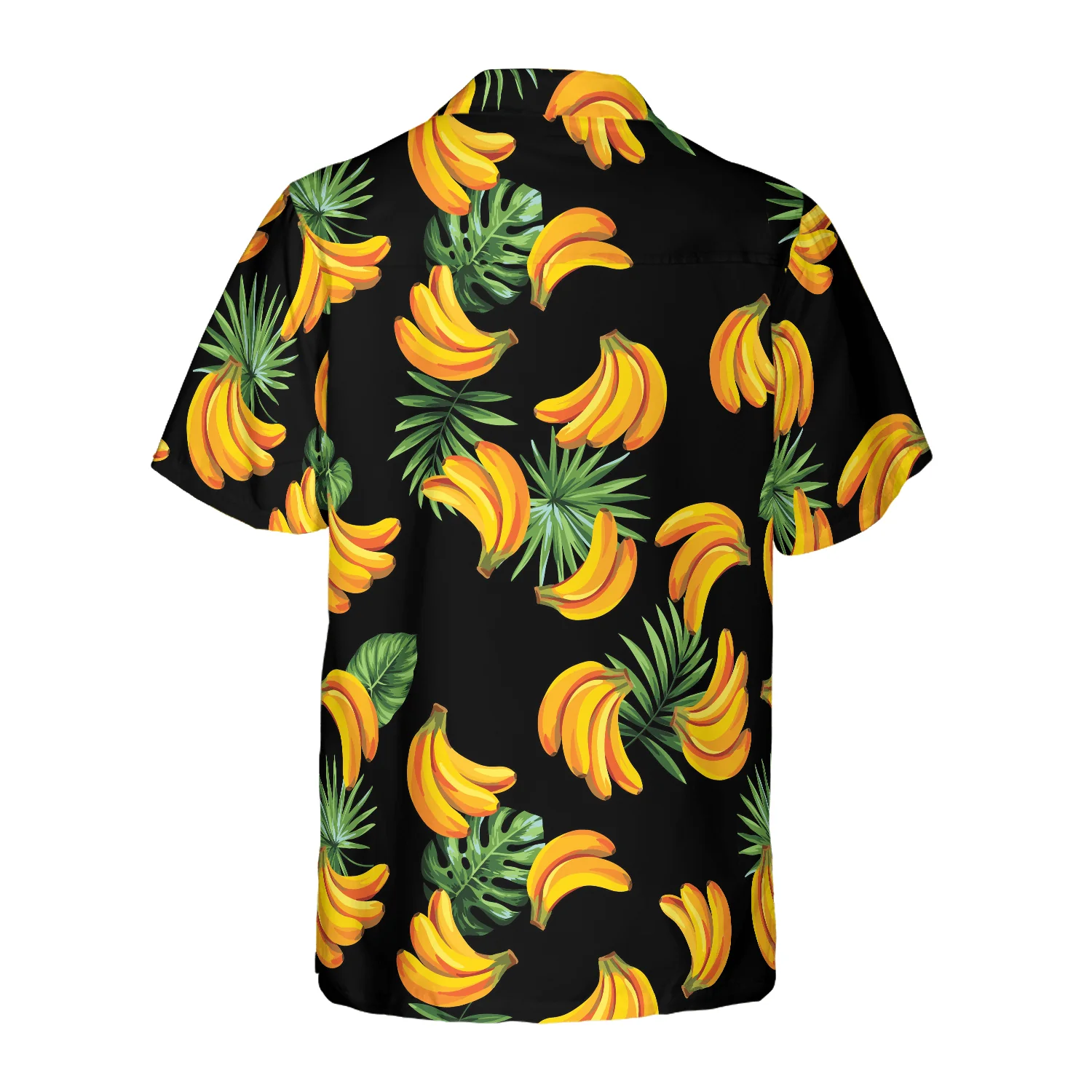 Banana & Tropical Palm Leaves Hawaiian Shirt For Summer, Colorful Shirt For Men Women, Perfect Gift For Friend, Team, Family - Image 2