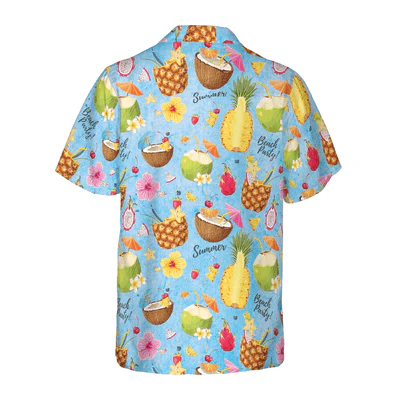 Bartender Hawaiian Shirt - Tropical Drinks For Summer Aloha Shirt For Men - Gift For Bartender, Husband, Boyfriend, Family, Friends - Image 2