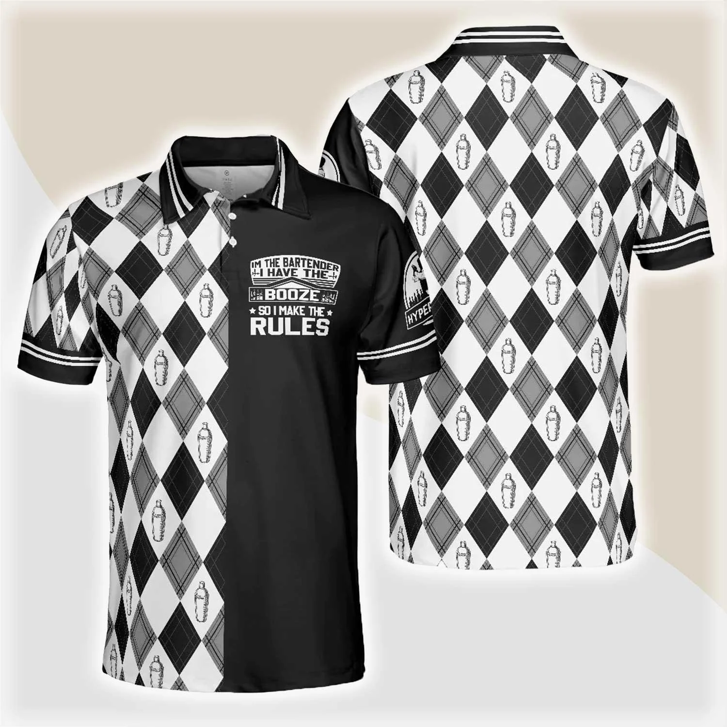 Bartender Men Polo Shirt, I'm The Bartender Polo Shirt, Best Bartender Shirt For Men - Gift For Bartender, Husband, Family