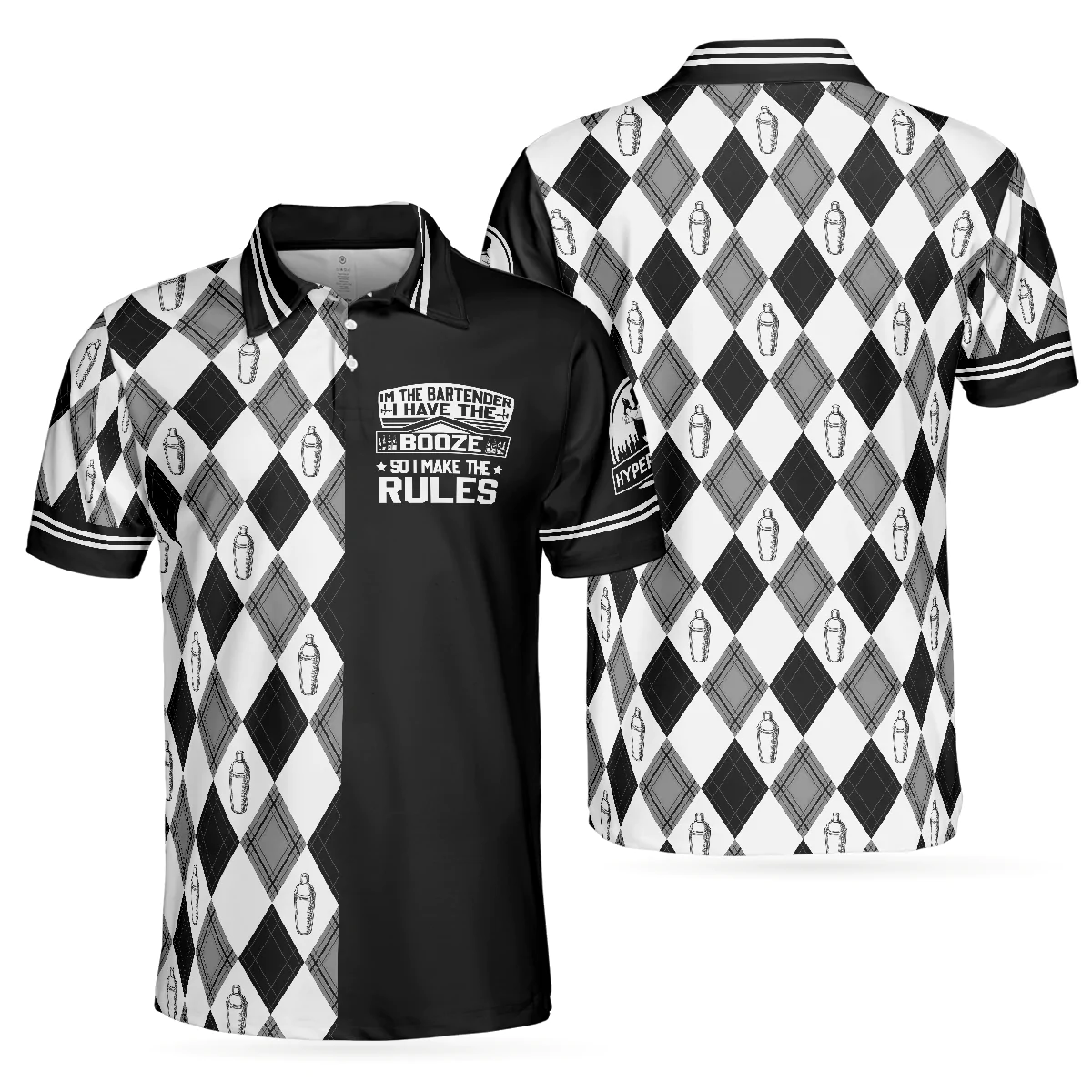 Bartender Men Polo Shirt, I'm The Bartender Polo Shirt, Best Bartender Shirt For Men - Gift For Bartender, Husband, Family - Image 2