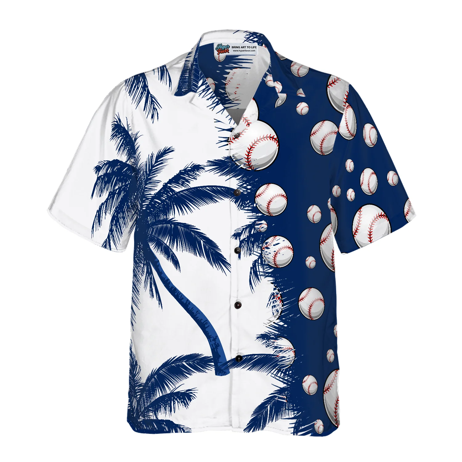 Baseball Hawaiian Shirt, The Coolest Baseball Hawaiian Shirt, Colorful Summer Aloha Shirt For Men Women - Gift For Friend, Family, Husband, Wife - Image 3