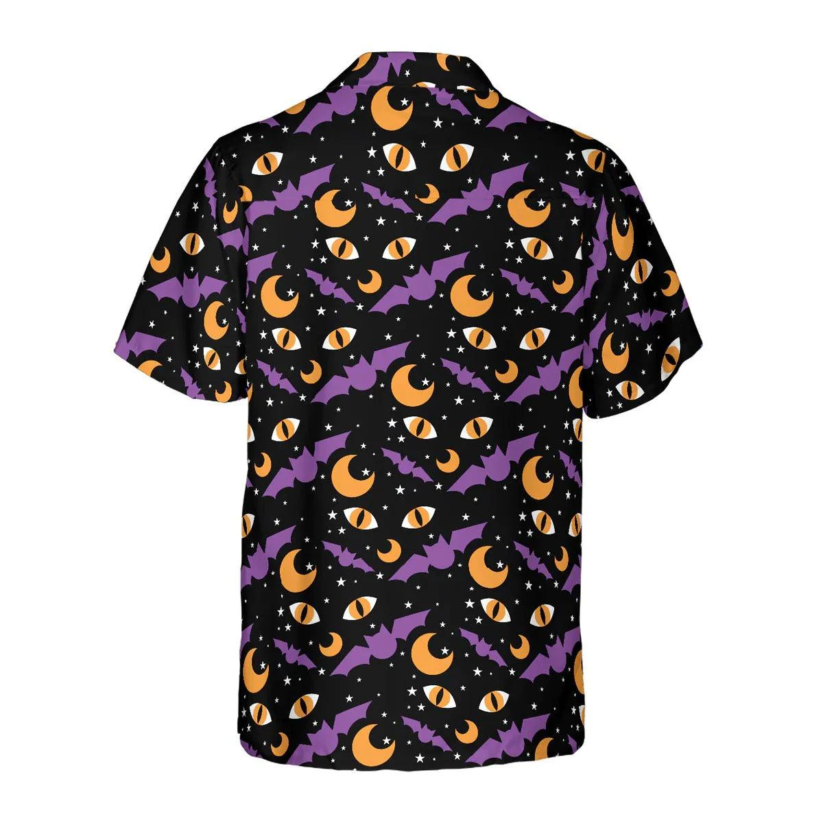 Bat Hawaiian Shirt - Bats Eyes At Night Hawaiian Shirt - Perfect Gift For Lover, Friend, Family - Image 4