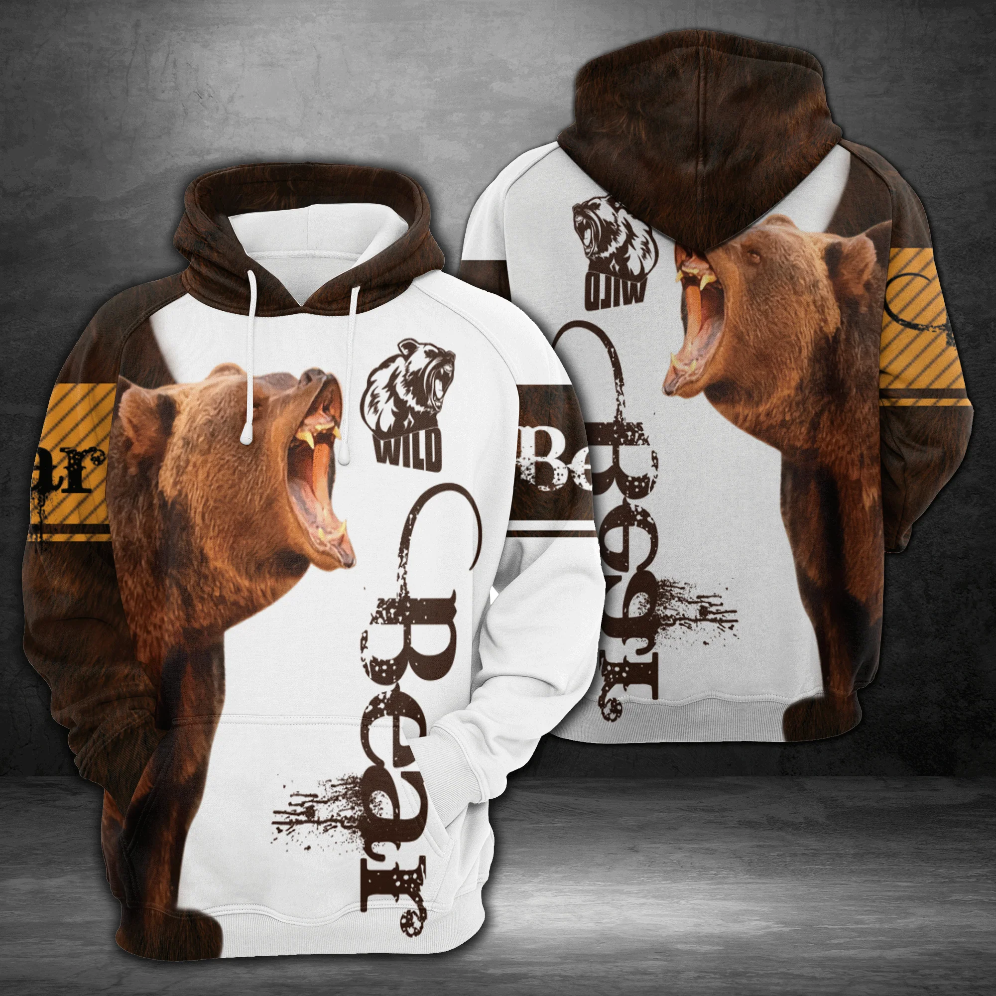 Beautiful Bear Pullover Premium Hoodie , Perfect Outfit For Men And Women On Christmas New Year Autumn Winter - Image 3