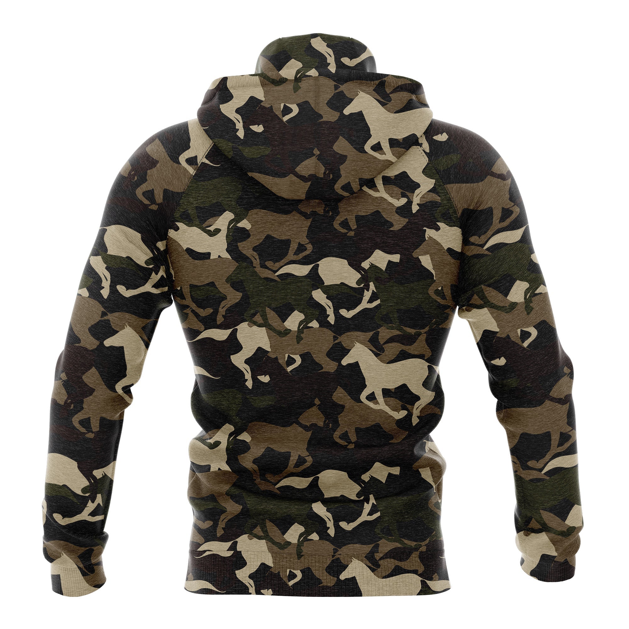 Beautiful Camouflage Horse Pullover Premium Hoodie , Perfect Outfit For Men And Women On Christmas New Year Autumn Winter - Image 5