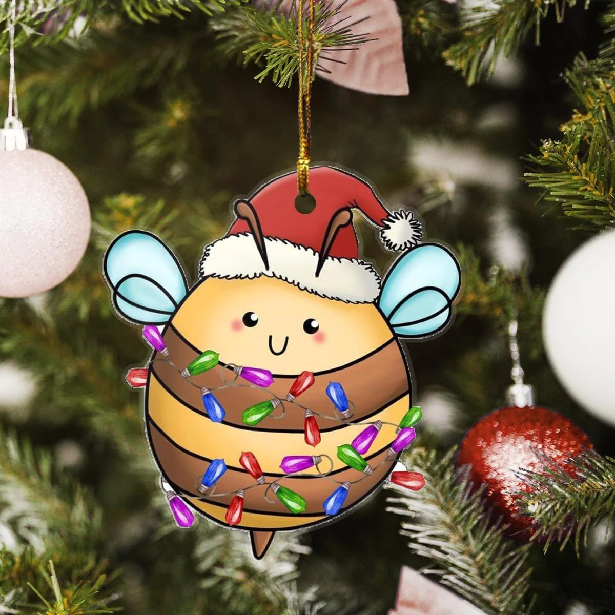 Bee Mica ornament - Image 2