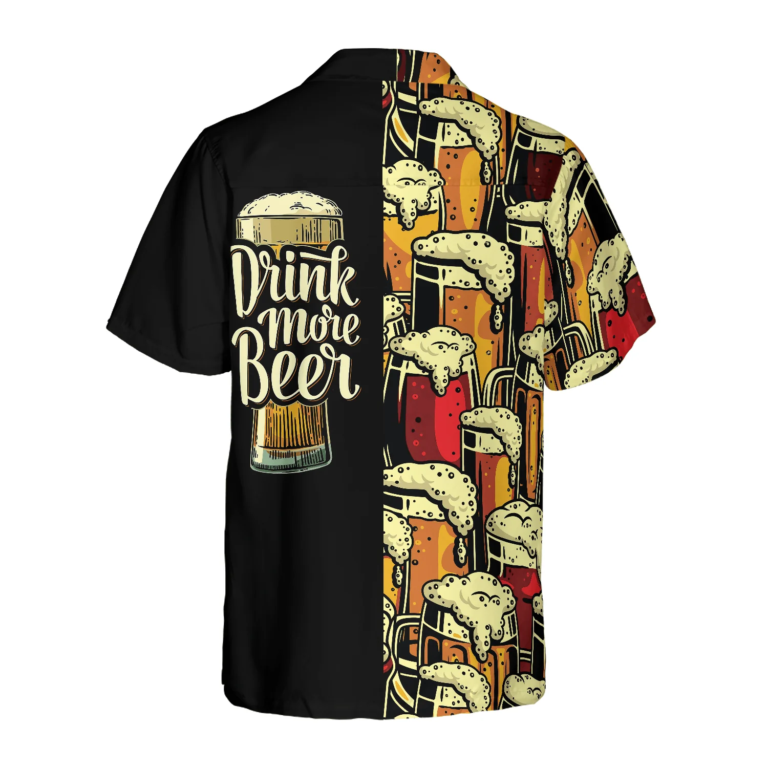 Beer Hawaiian Shirt, Drink More Beer, Colorful Summer Aloha Shirt For Men Women, Perfect Gift For Friend, Family, Husband, Wife, Beer Lovers - Image 2