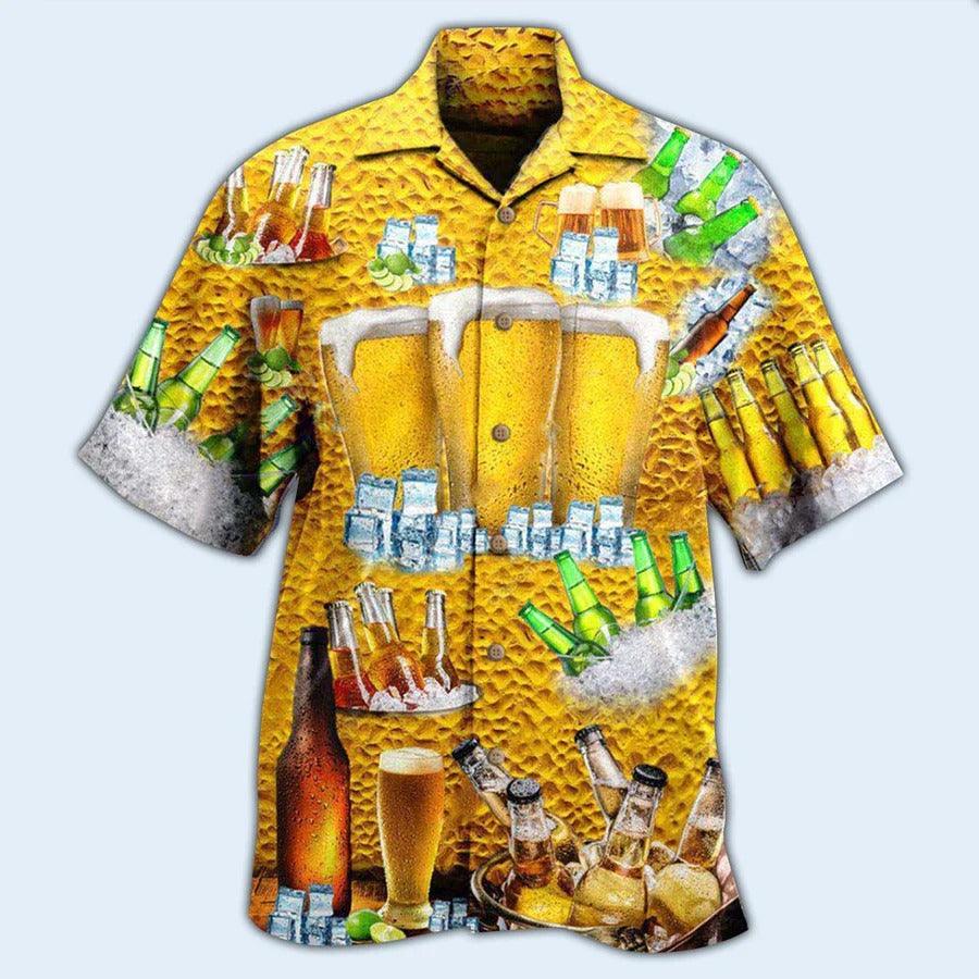 Beer Hawaiian Shirt, Tropical Beer, Cold Beer, Beer Is BrewTiful Aloha Shirt For Men And Women - Perfect Gift For Beer Lovers, Summer - Image 2