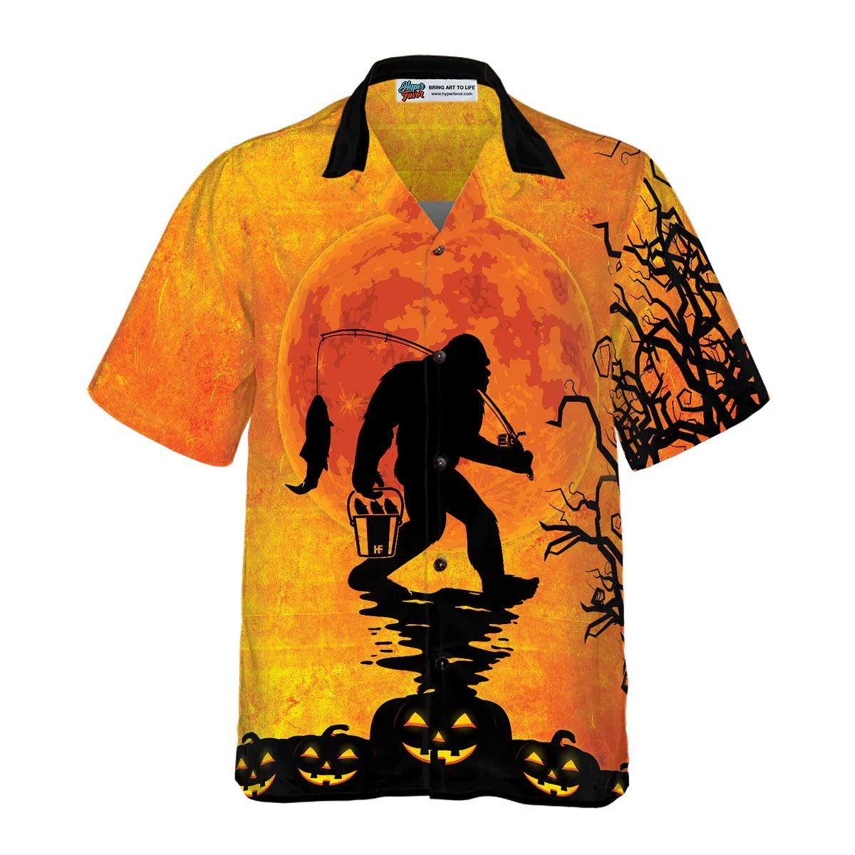 BigFoot Has Been Ready For Halloween Hawaiian Shirt, Unique Halloween Shirt For Men And Women - Perfect Gift For Halloween, Friend, Family - Image 3