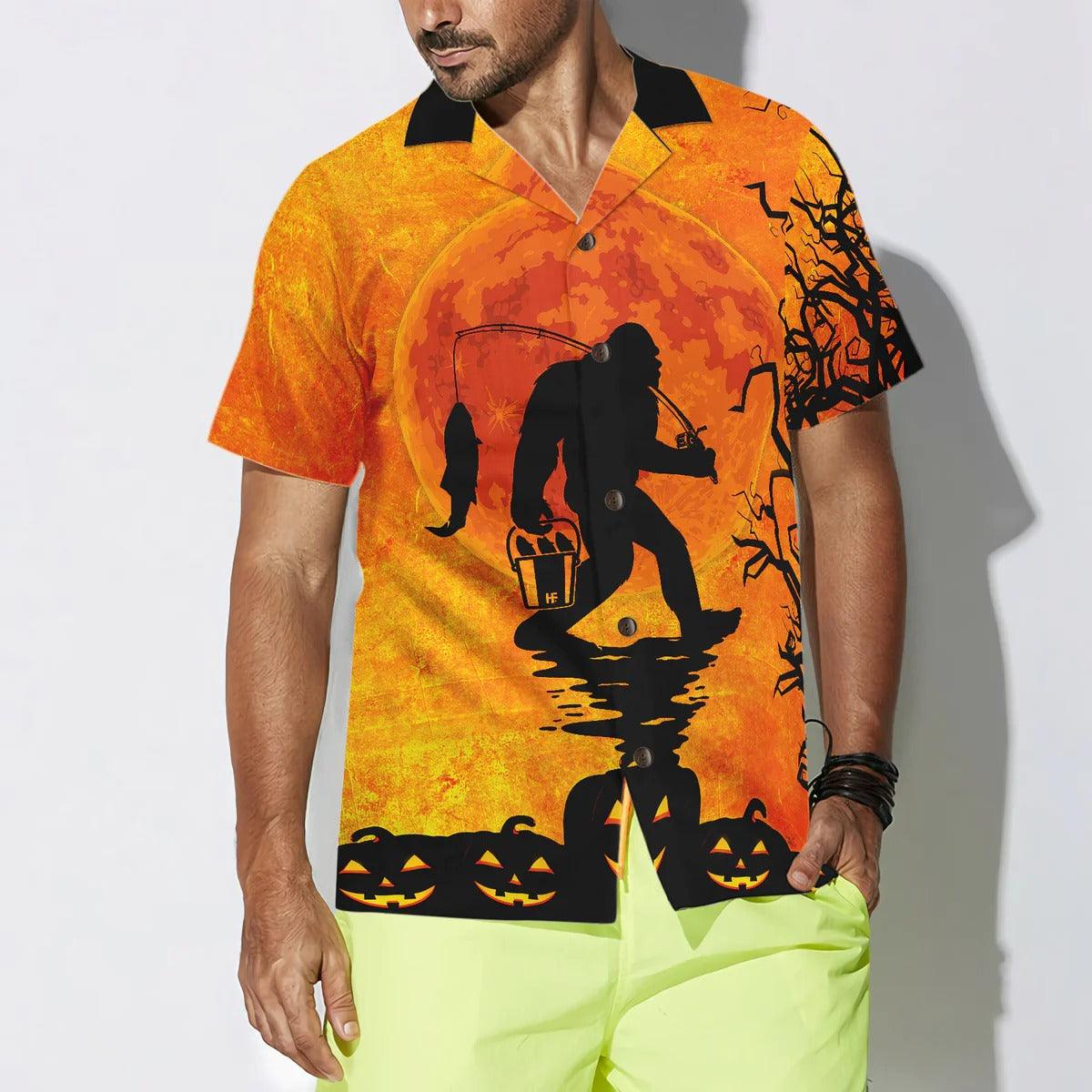 BigFoot Has Been Ready For Halloween Hawaiian Shirt, Unique Halloween Shirt For Men And Women - Perfect Gift For Halloween, Friend, Family - Image 4