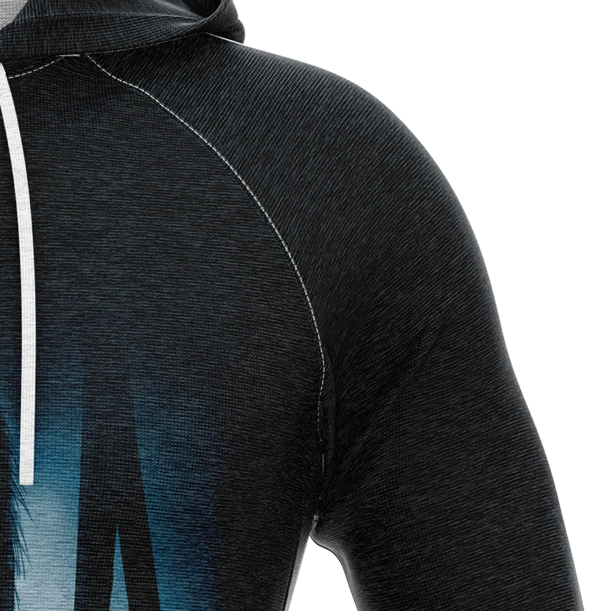 Bigfoot In The Dark Forest Pullover Premium Hoodie, Perfect Outfit For Men And Women On Christmas New Year Autumn Winter - Image 3