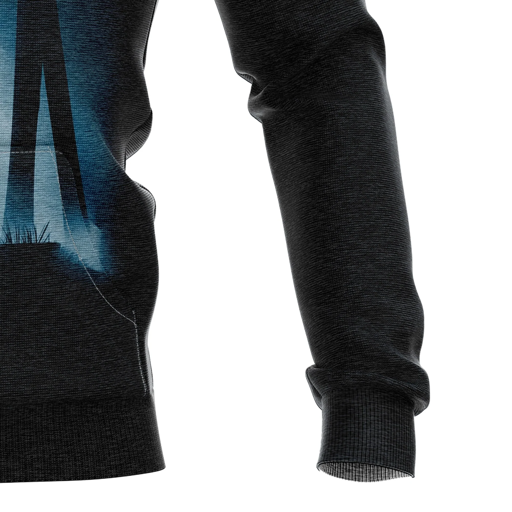 Bigfoot In The Dark Forest Pullover Premium Hoodie, Perfect Outfit For Men And Women On Christmas New Year Autumn Winter - Image 8