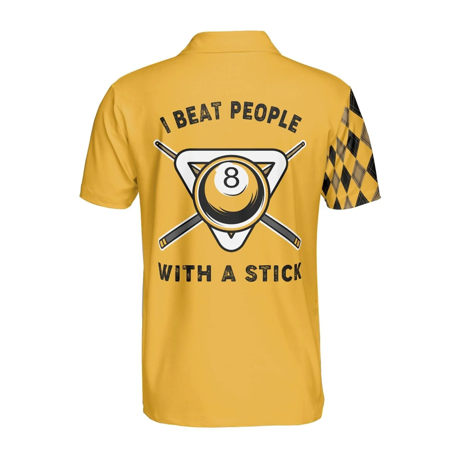 Men Billiard Polo Shirt - Billiard Custom Shirt, 8 Pool Player Custom Name Men Polo Shirt, Personalized Shirt For Men,Billiards Player, Billiards Lovers - Image 3
