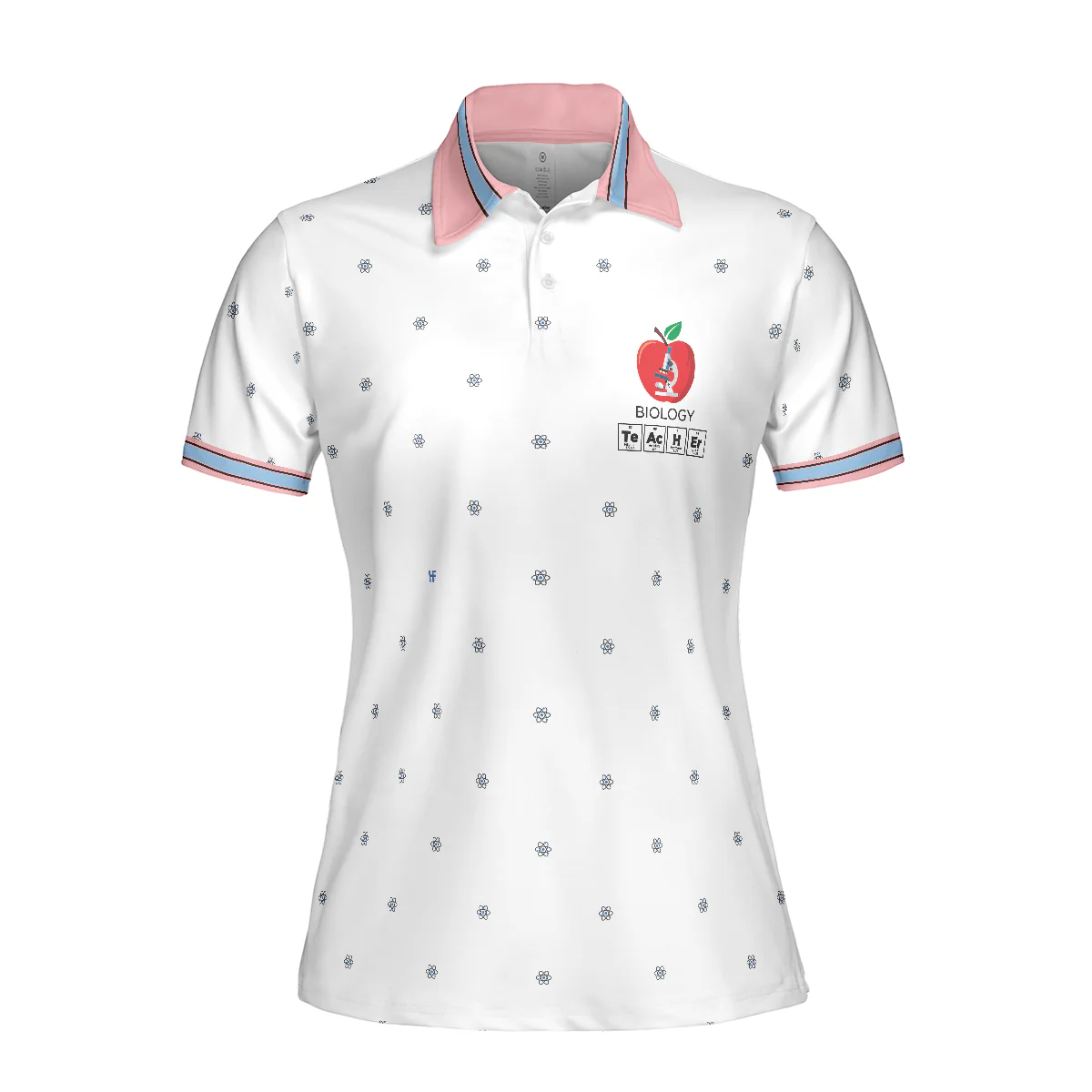 Biology Teacher Women Polo Shirt, I Love Biology Short Women Polo Shirt - Best Gift For Biology Teachers, Family, Friends