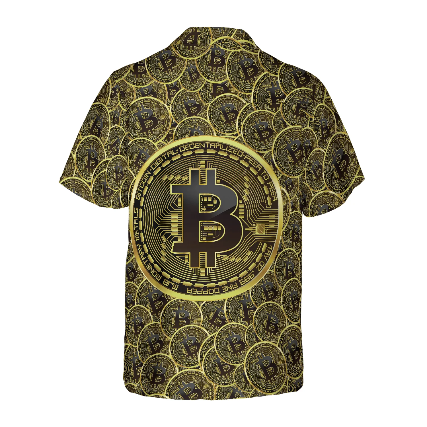 Bitcoins Hawaiian Shirt For Summer, Colorful Hawaiian Shirt Outfit For Men Women, Gift For Friend, Team, Family - Image 2