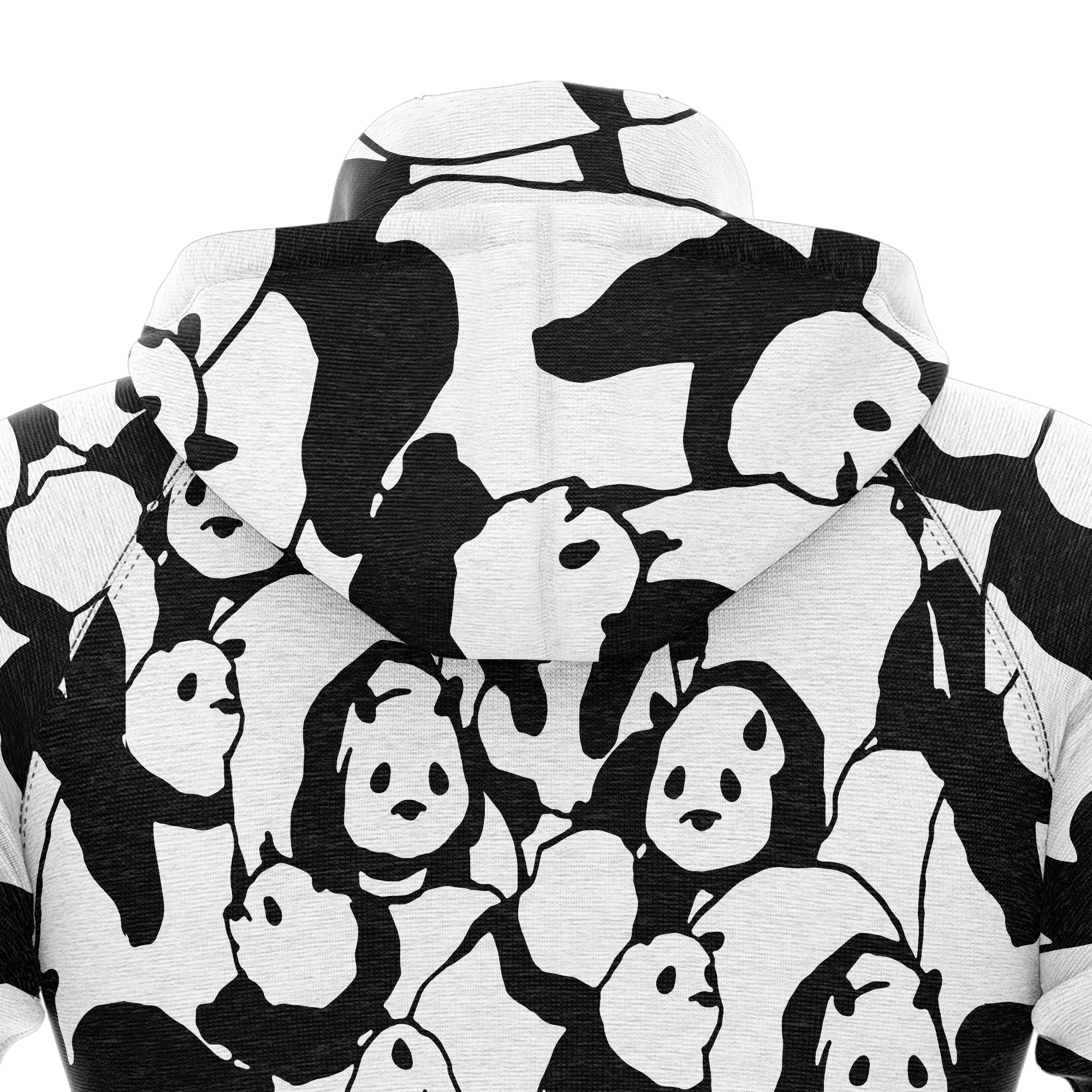 Black and White Cute Panda Pullover Premium Hoodie, Perfect Outfit For Panda Lover, Men And Women On Christmas New Year Autumn Winter - Image 7