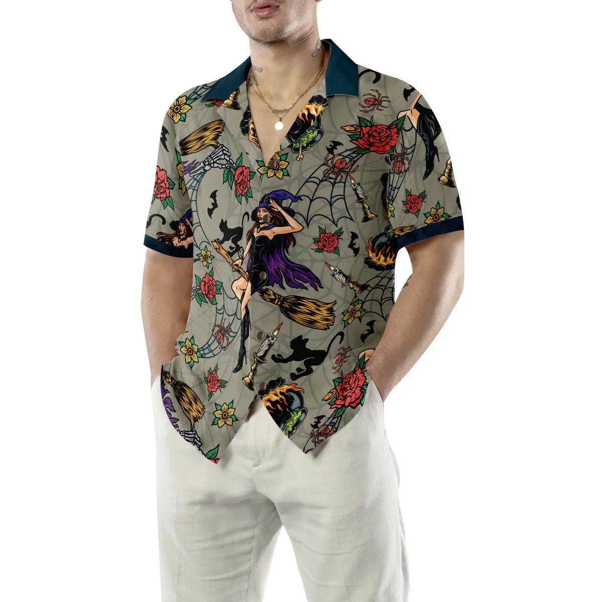 Black Cat Hawaiian Shirt For Summer, Halloween Witches Night Aloha Shirts - Perfect Gift For Men, Women, Cat Lovers Friend, Family - Image 4