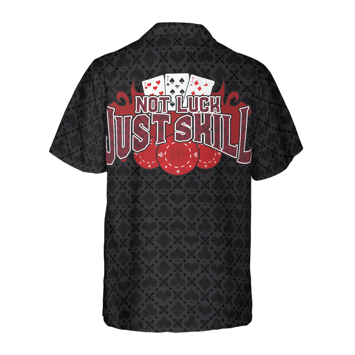 BlackJack Not Luck Just Skill Hawaiian Shirt, Colorful Summer Aloha Shirt For Men Women, Perfect Gift For Husband, Wife, Friend, Family - Image 2