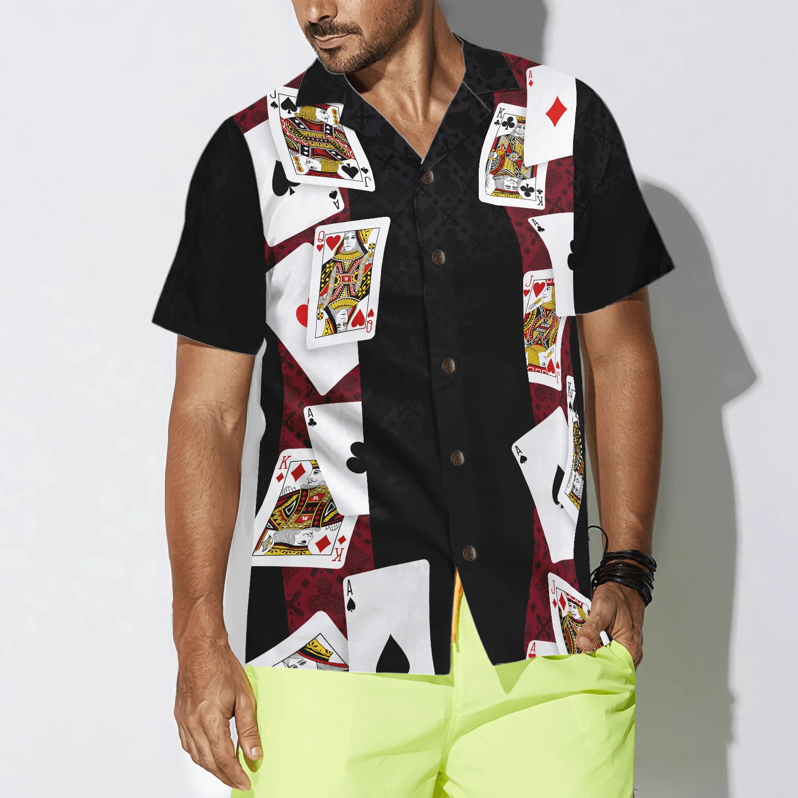 BlackJack Not Luck Just Skill Hawaiian Shirt, Colorful Summer Aloha Shirt For Men Women, Perfect Gift For Husband, Wife, Friend, Family - Image 5