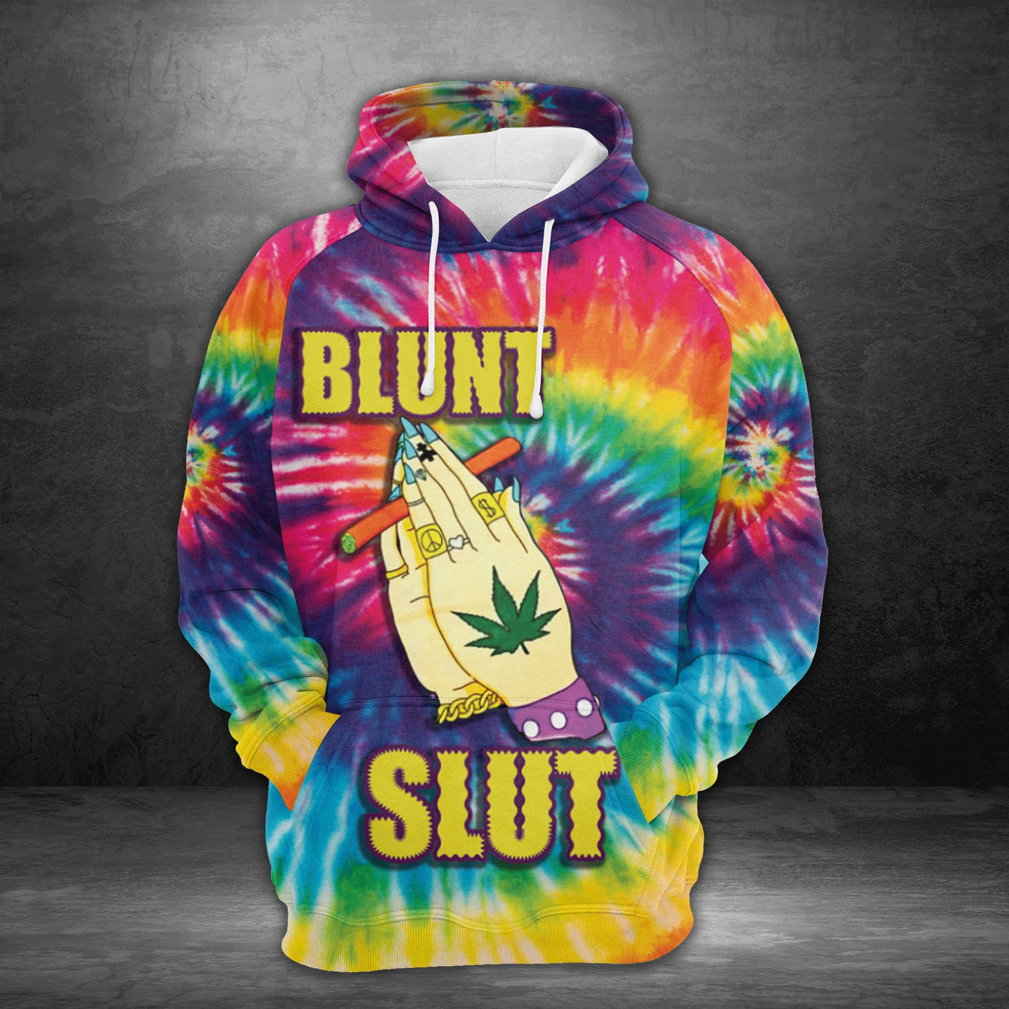 Blunt Slut Halloween Premium Hoodie, Perfect Outfit For Men And Women On Christmas New Year Autumn Winter - Image 3