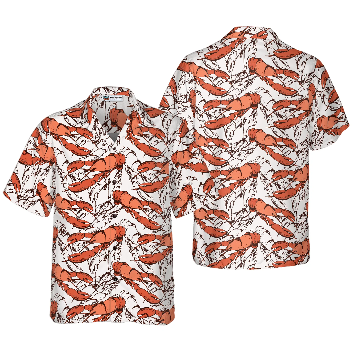 Boiled Red Lobster Seafood Aloha Hawaiian Shirt For Summer, Colorful Shirt For Men Women, Perfect Gift For Friend, Team, Family