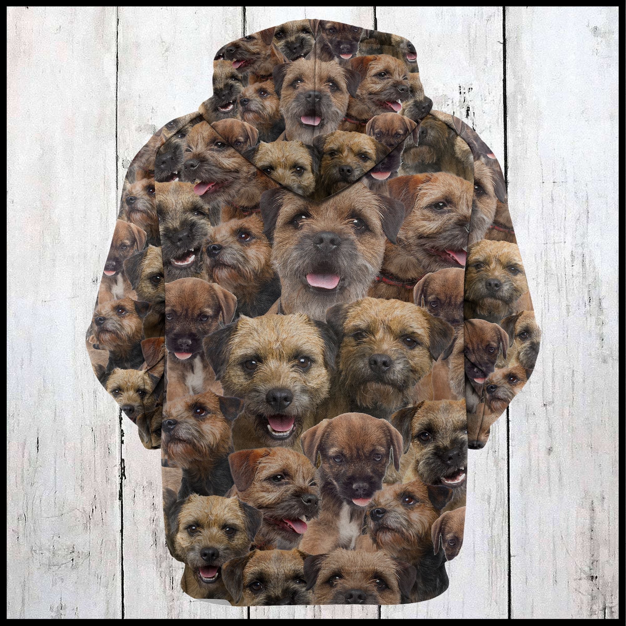 Border Terrier Awesome Pullover Halloween Premium Hoodie, Perfect Outfit For Men And Women On Christmas New Year Autumn Winter - Image 3