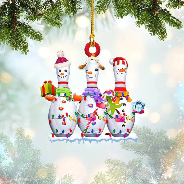 Bowling Christmas Car Ornament For Bowling Lovers - Christmas Gift For Bowling Lovers, Bowlers - Image 5