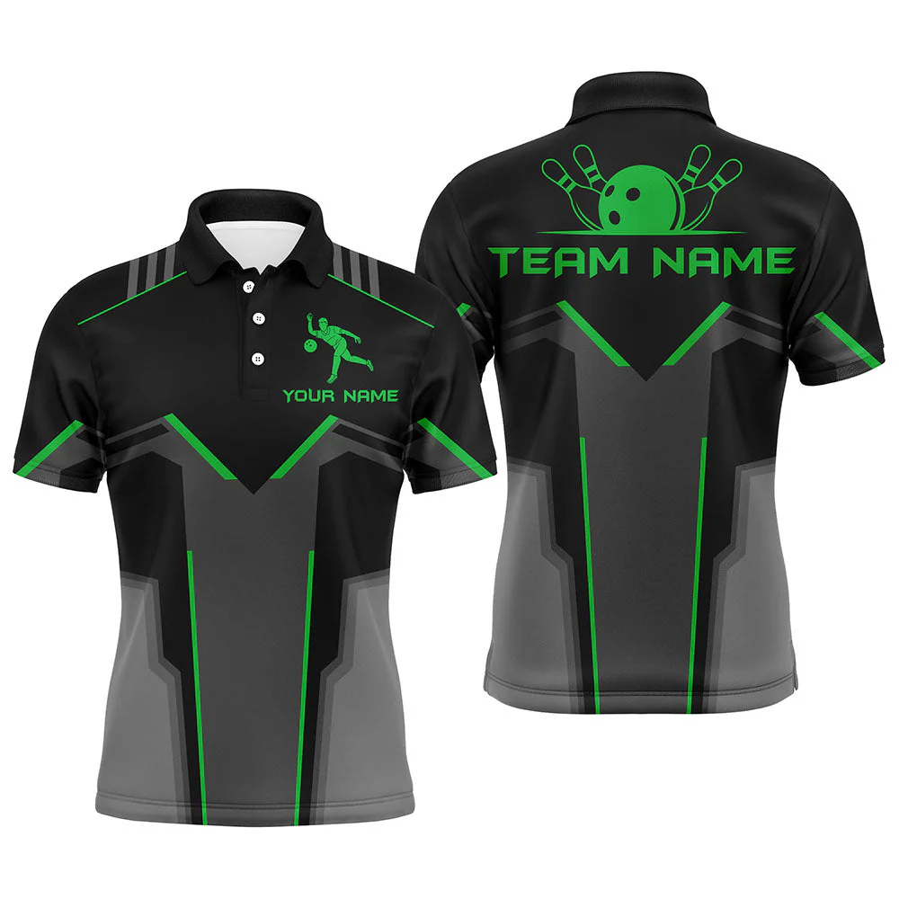Bowling Custom Men Polo Shirt - Custom Team Name Polo Bowling Shirt for Men Personalized Bowling Polo Shirt - Gift For Friend, Family - Image 16