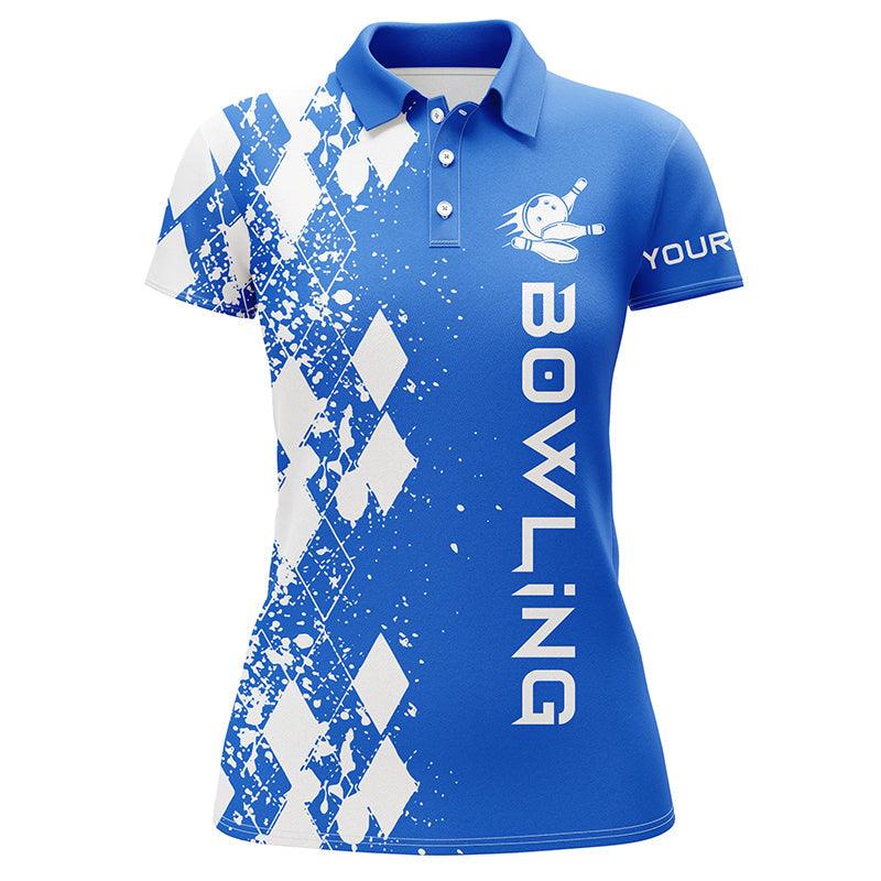 Bowling Custom Women Polo Shirt - Custom Name Polo Shirt, Personalized Bowling Polo Shirt - Gift For Friend, Family, Bowling Lovers - Image 8