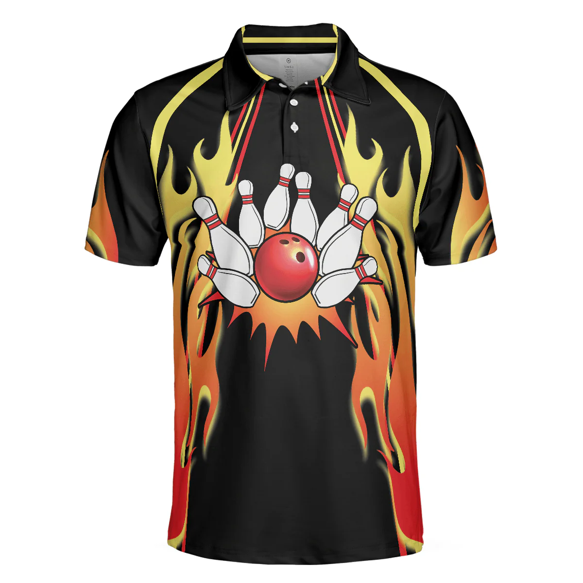 Bowling Men Polo Shirt - I'm Not Swearing I'm Using My Bowling Words Bowling Polo Shirt - Gift For Friend, Family, Bowling Lovers - Image 4