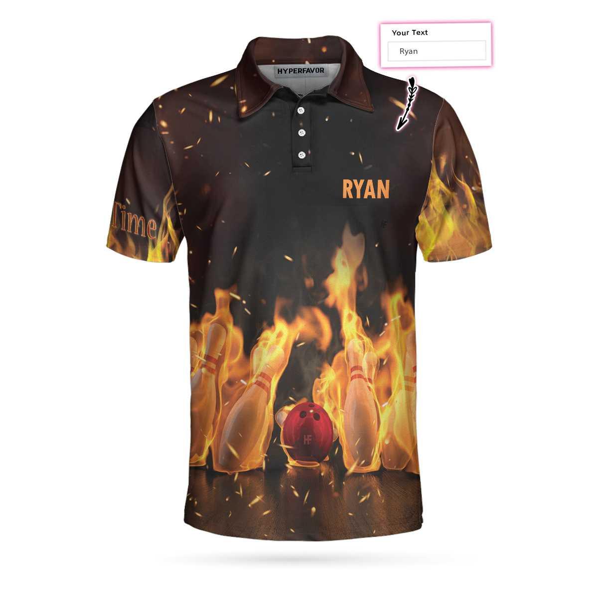 Bowling Polo Shirt For Men - What The Hell 20 Bowling Custom Name Polo Shirt - Perfect Gift For Men, Bowling Lover - Image 4