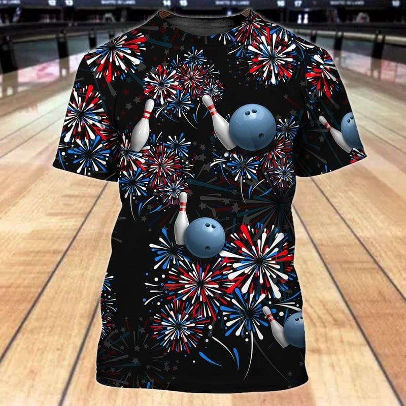 Bowling T Shirt, Bowling Independence Day Pattern Shirt For Men And Women, International Day Bowling Shirts - Gift For Bowling Lovers, Bowling Players