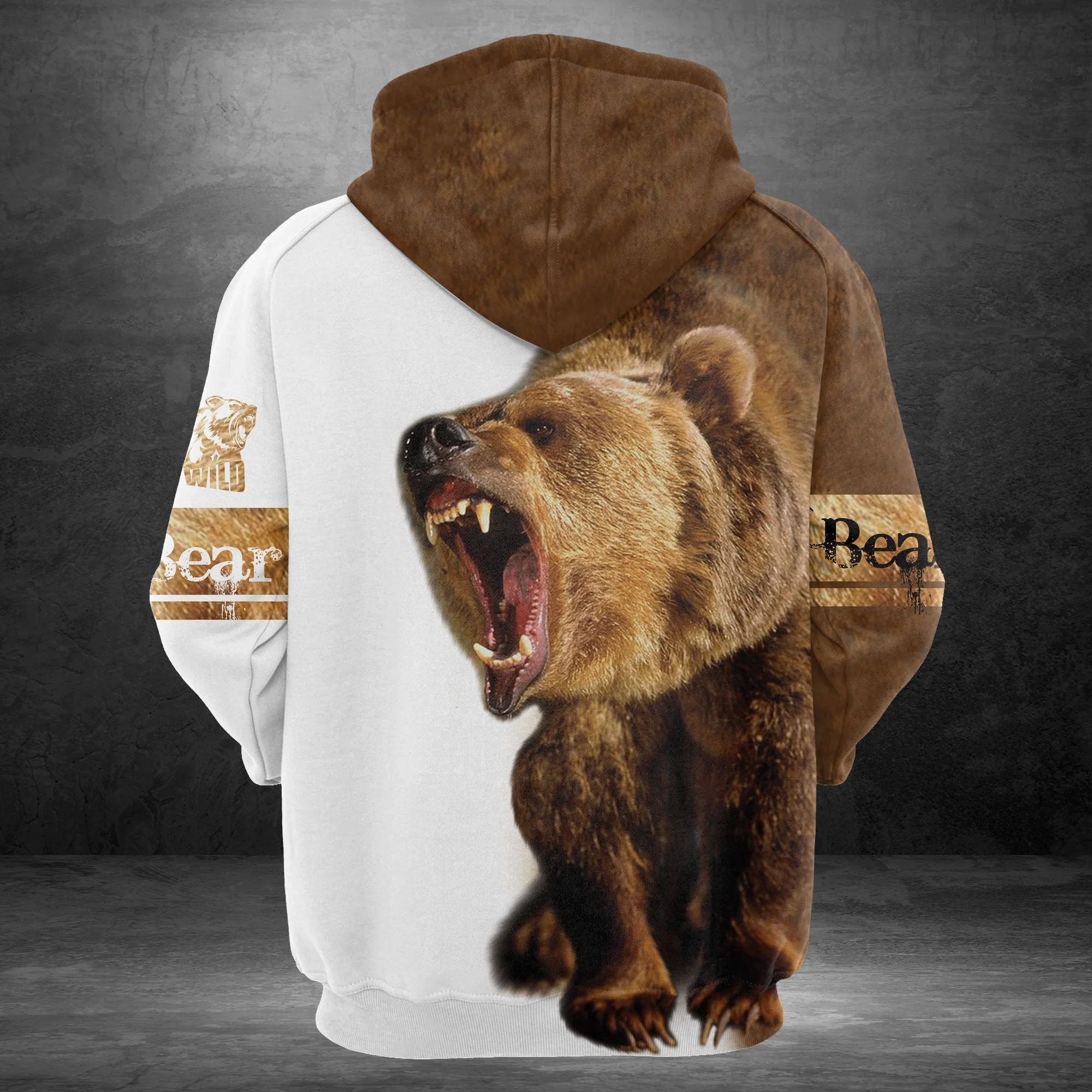 Brown Bear Pullover Premium Hoodie, Perfect Outfit For Men And Women On Christmas New Year Autumn Winter - Image 4