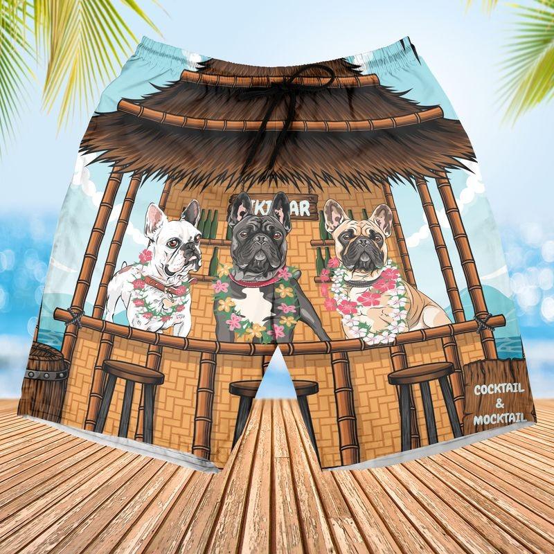 Bulldog Aloha Hawaiian Shirt - Tropical Leaves House Hawaiian Shirt, Bulldog Holiday Beach Hawaiian - Perfect Shirt For Men & Women, Bulldog Lover - Image 2