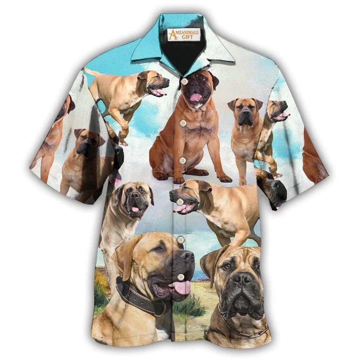 Bullmastiff Aloha Hawaii Shirt - Bullmastiff Dog Beautiful Style Hawaiian Shirt For Summer - Perfect Gift For Dog Lovers, Friend, Family