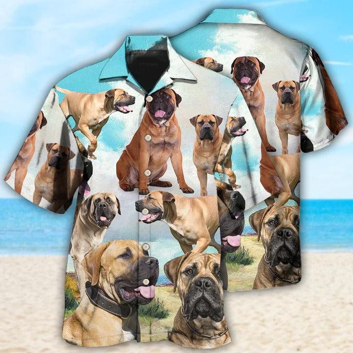 Bullmastiff Aloha Hawaii Shirt - Bullmastiff Dog Beautiful Style Hawaiian Shirt For Summer - Perfect Gift For Dog Lovers, Friend, Family - Image 2