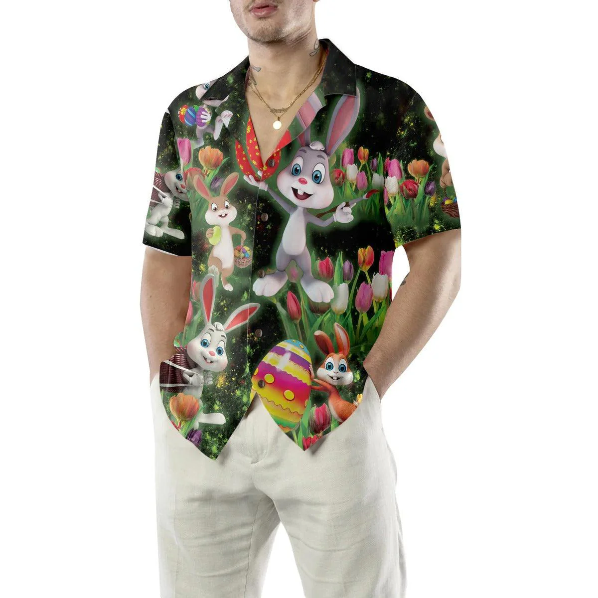 Bunny Hawaiian Shirt, You're Some Bunny Special Easter Hawaiian Shirt - Perfect Gift For Lover, Friend, Family - Image 4