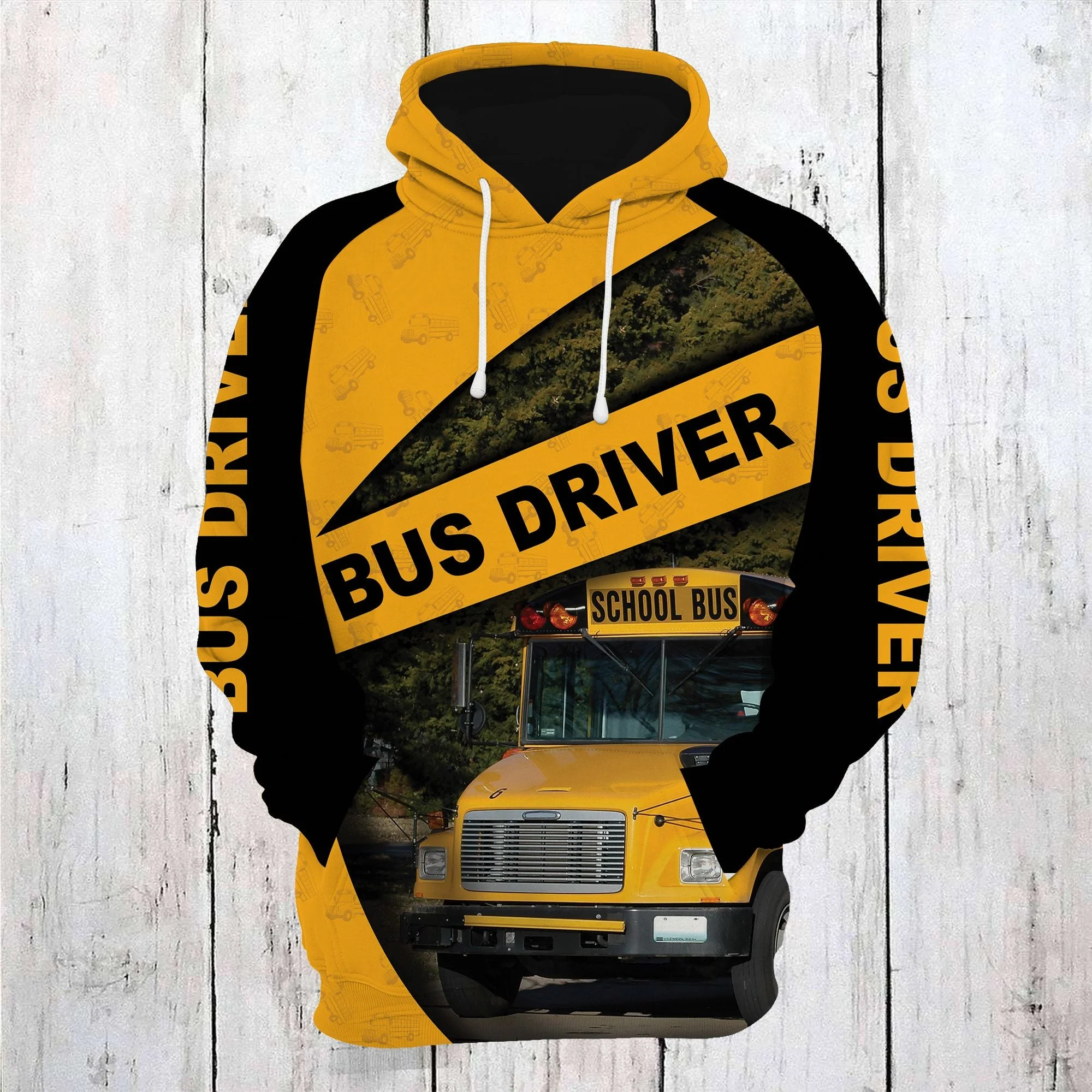 Bus Driver Pullover Premium Hoodie , Perfect Outfit For Men And Women On Christmas New Year Autumn Winter - Image 2