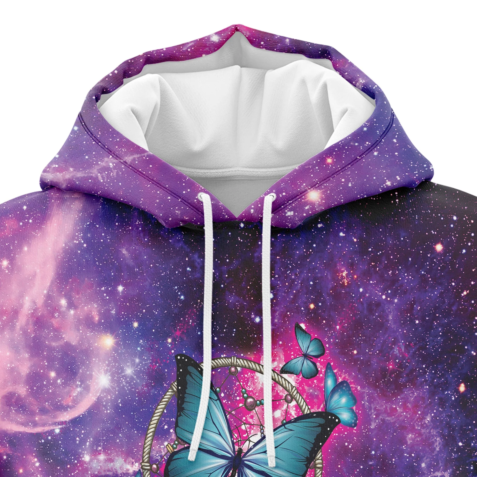 Butterfly Dreamcatcher Pullover Premium Hoodie , Perfect Outfit For Men And Women On Christmas New Year Autumn Winter - Image 2