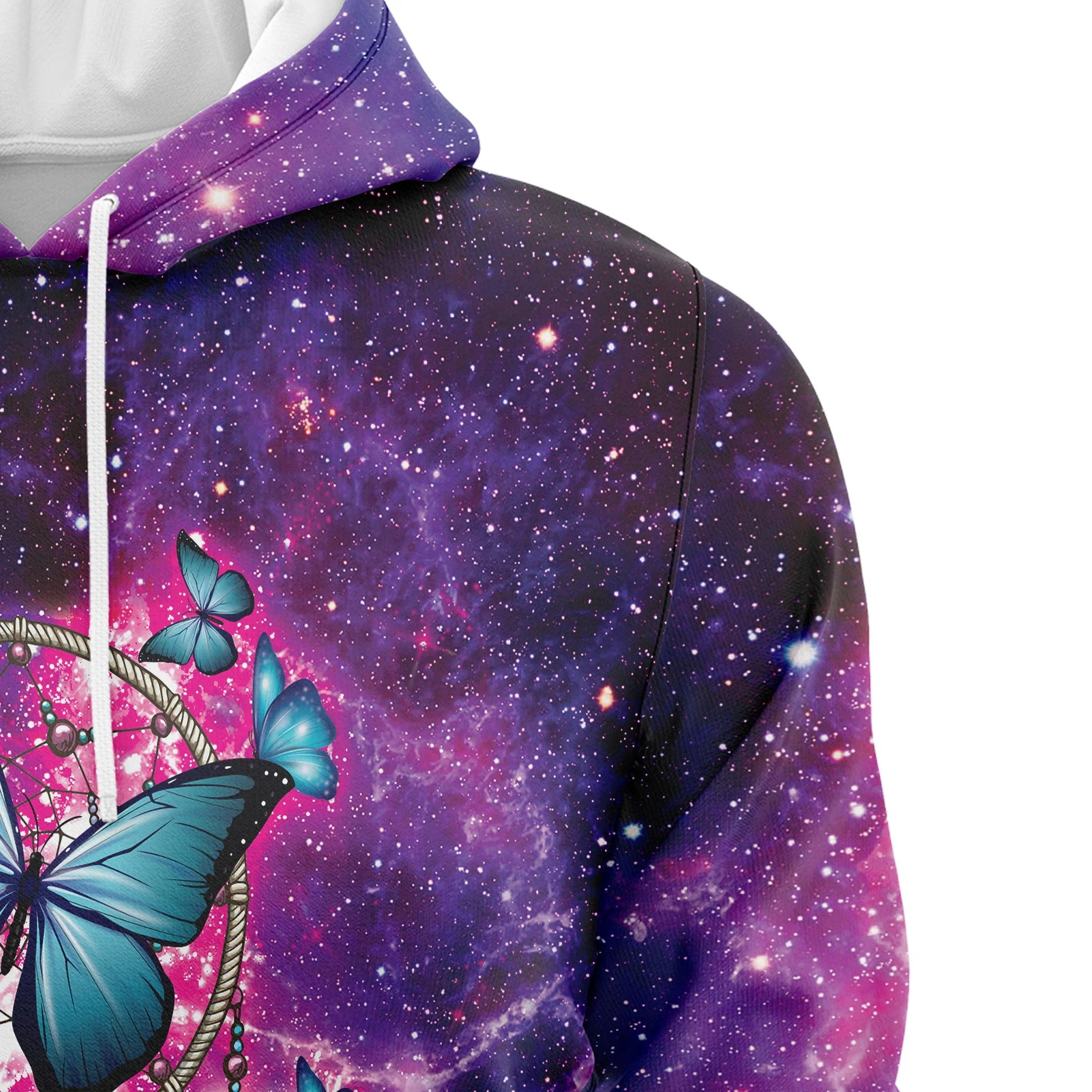 Butterfly Dreamcatcher Pullover Premium Hoodie , Perfect Outfit For Men And Women On Christmas New Year Autumn Winter - Image 3
