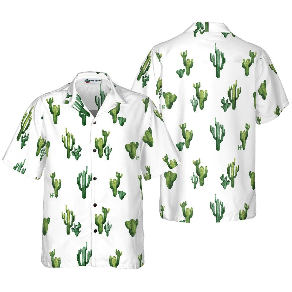 Cactus Aloha Hawaiian Shirt, Cactus Pattern Aloha Shirt, Cactus Aloha Hawaiian Shirt For Summer - Perfect Gift For Men, Women, Friend, Family