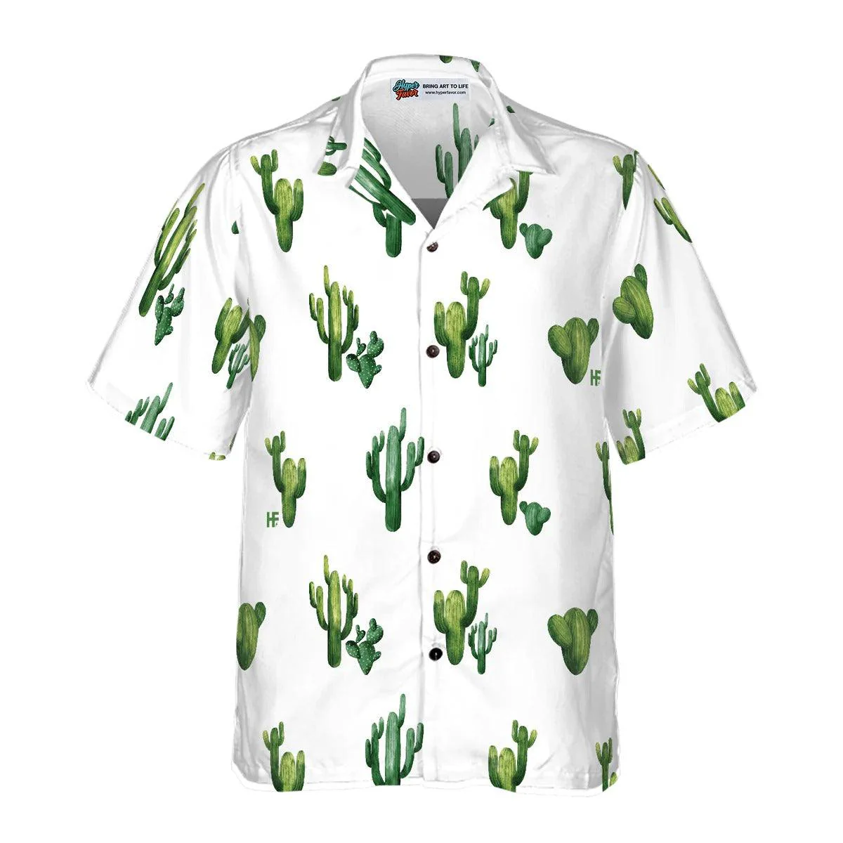 Cactus Aloha Hawaiian Shirt, Cactus Pattern Aloha Shirt, Cactus Aloha Hawaiian Shirt For Summer - Perfect Gift For Men, Women, Friend, Family - Image 2