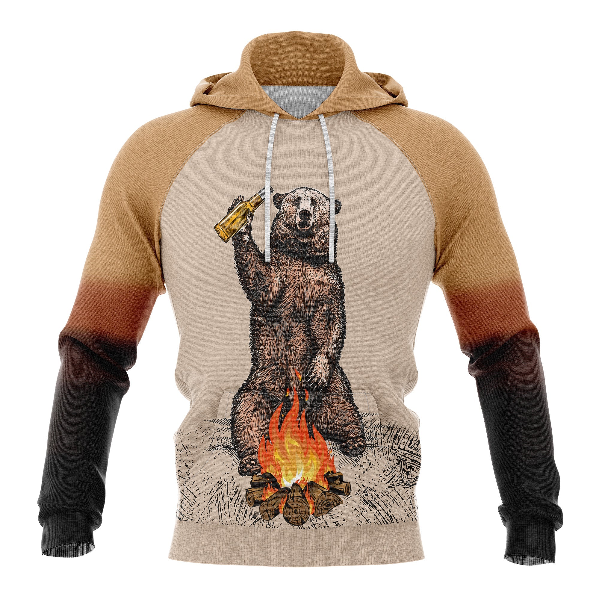 Camping Bear Pullover Premium Hoodie I Hate People Camping Lover, Perfect Outfit For Men And Women On Christmas New Year Autumn Winter