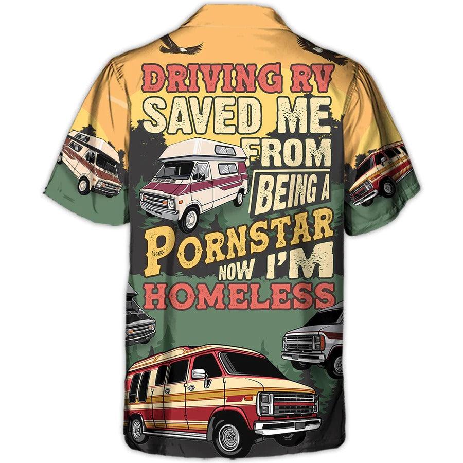 Camping Hawaiian Shirt, Camping Driving RV Hawaiian Shirt For Summer, Camping Aloha Shirt - Perfect Gift For Men, Women, Camping Lover, Friend - Image 3