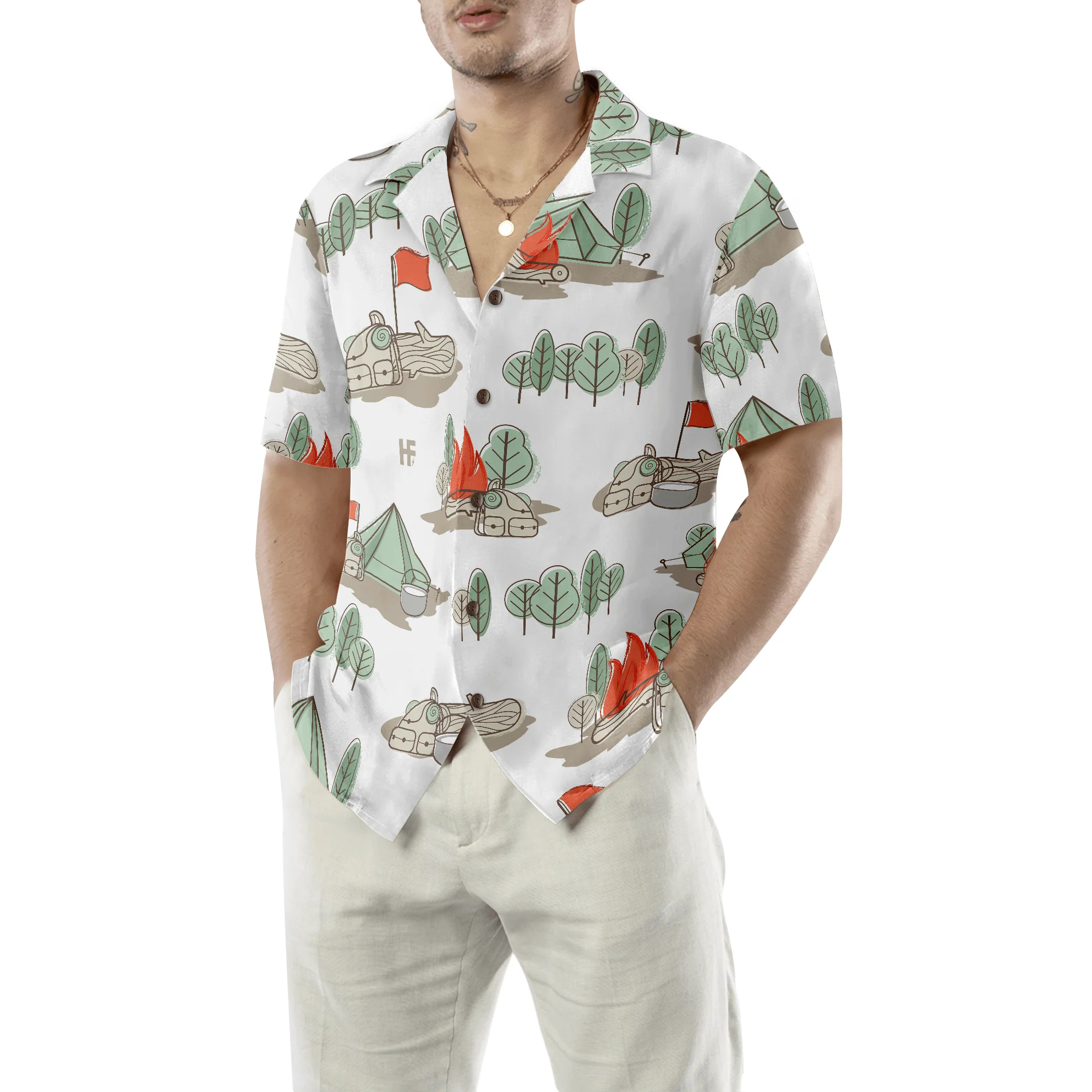 Camping Hawaiian Shirt, Drive Slow Drunk Campers Matter, Colorful Summer Aloha Shirt For Men Women, Perfect Gift For Friend, Team, Camping Lovers - Image 4