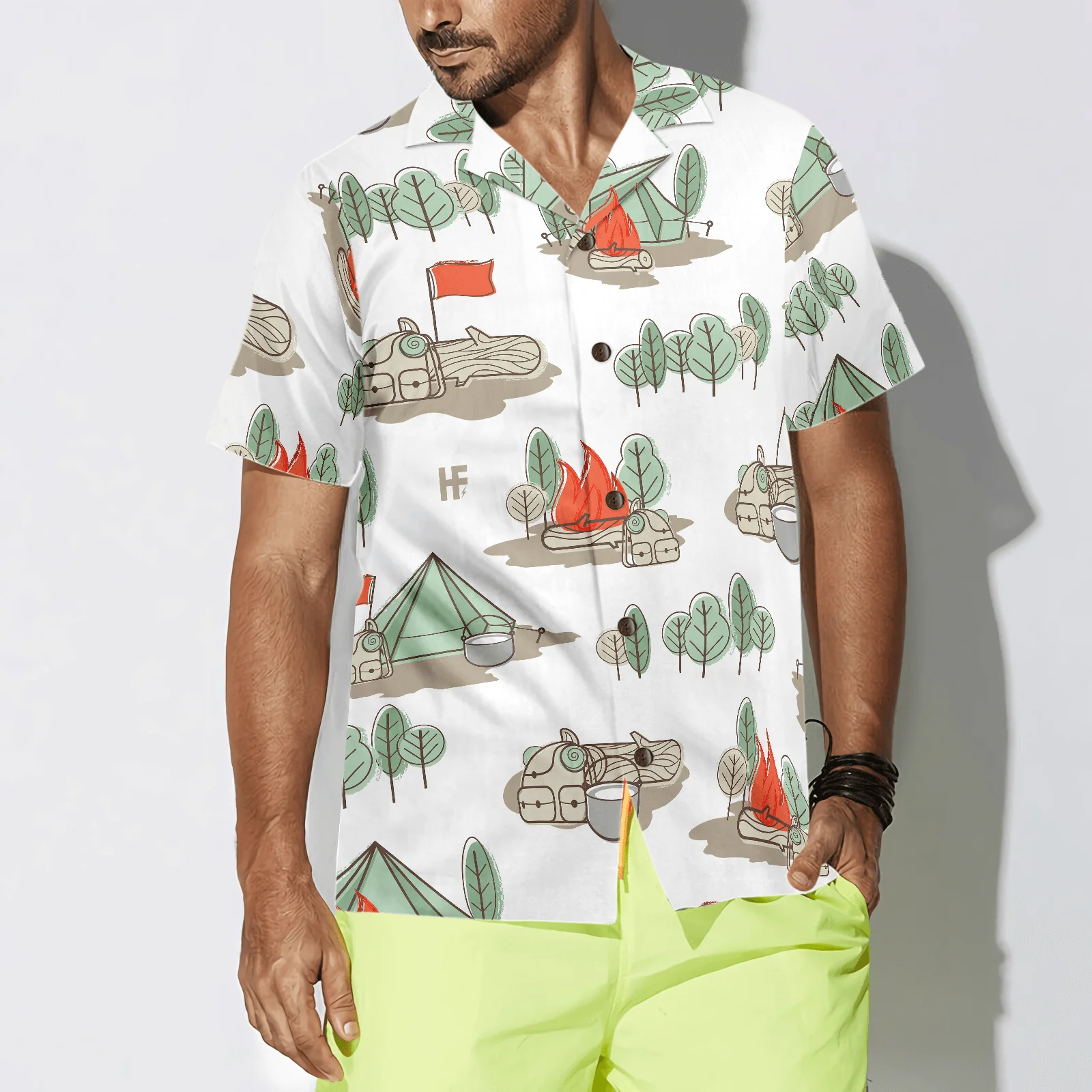 Camping Hawaiian Shirt, Drive Slow Drunk Campers Matter, Colorful Summer Aloha Shirt For Men Women, Perfect Gift For Friend, Team, Camping Lovers - Image 5
